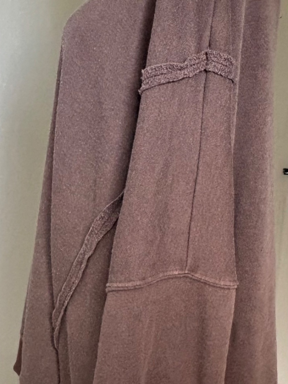 We The Free Free People Camden Oversized Distressed Sweatshirt Top L - Picture 3 of 5